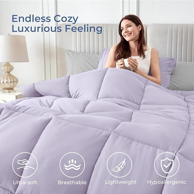 Sasttie Queen Comforter Set, 7 Pieces Bed in a Bag Queen, Complete Bedding Set - Image 2