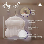 Bath Pillow - Bath Pillows for Tub Neck & Back Support, Luxury Bathtub Pillows - Image 3