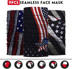 Venswell Neck Gaiter Face Mask Men Women, Seamless Bandana Rave Face Cover - Image 3
