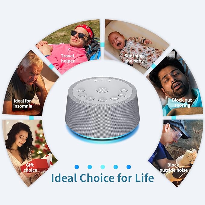 SoundLegend Sleep White Noise Sound Machines 32-Level Volume 30 Sounds 12 - Image 7
