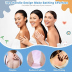 4 Pack Exfoliating Washcloth Back Scrubber Set, 2 Exfoliating Body Scrubber - Image 5