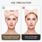 WSYUB Spa Headband and Wristband Set, Face Wash Headband, Makeup Skincare - Image 6