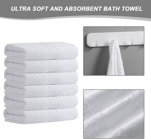 Aibaser Bath Towels, 27x54inch - Image 2