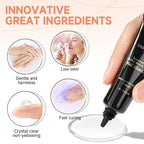 UNA GELLA Solid Nail Glue Gel 15ml Lamp Curing Needed Solid Soak Off U V/LED - Image 3