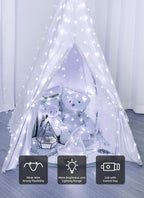 Brightown 300 LED Fairy Curtain Lights, 9.8ft x 9.8ft String Lights, USB Plug - Image 3