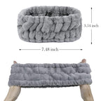 LAPOHI 3 Pack Modern Microfiber Facial Headbands - Image 3