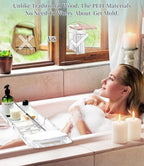 Bathtub Caddy Tray, Adjustable Bathtub Tray Table, Bath Organizer - Image 5