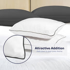 Kickoff Viscose Bamboo Pillowcase, 100% Organic Hidden Zippered Viscose Bamboo - Image 3