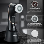 Facial Cleansing Brush, Electric Face Scrubber Rechargeable Exfoliator IPX-7 - Image 3