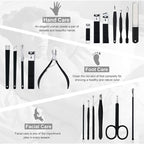 Professional Stainless Steel Nail Clipper Travel & Grooming Kit Nail Tools - Image 3