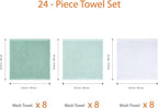 Amazon Basics Highly Absorbent, Soft & Durable 100% Cotton Washcloths - Image 4