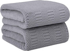 JML Bath Towels Set of 2, Large Microfier Body Towel by JML