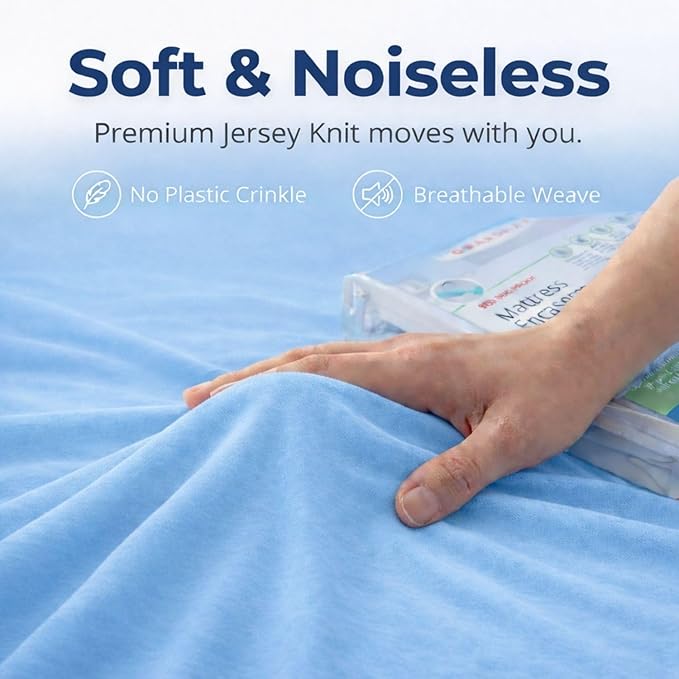 Guardmax Jersey Knitted Full Zippered Mattress Encasement - Image 7