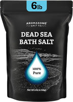 Aromasong Dead Sea Salt Bath Soak 6 Lbs. Bulk Pack – 100% Natural Dead Sea Salts by Aromasong
