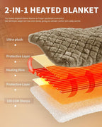 Homemate Heated Blanket Electric Throw - Image 7