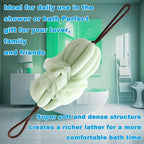 Large 85g Green Bath Loofah Sponge Loofa Luffas Shower Puff Pouf Ball - Image 5