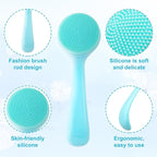 HINZIC Silicone Manual Facial Cleansing Brush, Skin Friendly Waterproof Face - Image 4