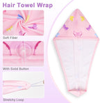 Unicorn Castle Microfiber Hair Towel - Image 4
