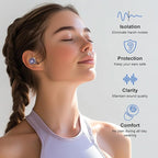 Yawsoy Ear Plugs for Concerts, 2 Pack High Fidelity Ear Plugs, Reusable - Image 2