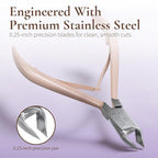 Professional Cuticle Cutter & Pusher Trimmer Manicure Tools - Image 2