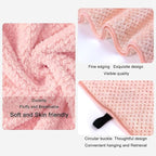 4 Pack Bath Towel Set, Lightweight Waffle Bath Towel Set, Microfiber Super Soft - Image 4