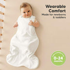 2-Pack Organic Baby Sleep Sacks, 100% Cotton - Image 2