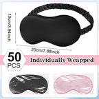 Newcotte 50 Pcs Silk Sleep Eye Mask - Image 2