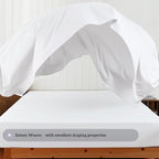 Cotton Flat Sheets Only, 600 TC 100% Cotton Flat Sheet Top Sheet Only, Twin - Image 9