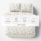 Kotton Culture 120"x120" 3 Pc Super King Plus/Super Oversize King Duvet Cover - Image 7