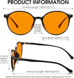 LIKSMU Blue Light Blocking Glasses Computer Gaming TV Phone Sleeping Glasses - Image 4