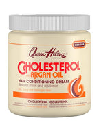 QUEEN HELENE Cholesterol Hair Conditioning Creme Argan Oil, 15 oz | Deep by Queen+Helene