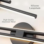EDISLIVE Dimmable Modern LED Vanity Light Fixtures Bathroom Vanity Wall Lighting - Image 3