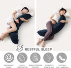 Peallow – Long Round Body Pillow - Image 5