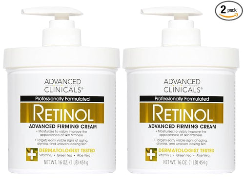 Advanced Clinicals Retinol Body Lotion & Face Moisturizer | Visible Anti Aging by AdvancedClinicals