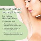 Armpit Detox Scrub 8.8 oz with Peppermint, Aloe Vera and Walnut Shell Powder - Image 5