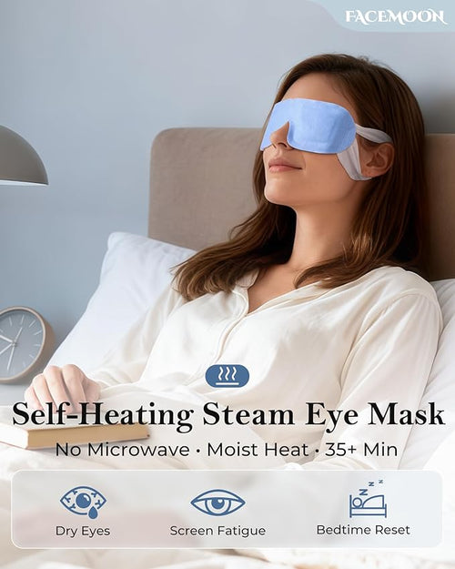 16 Pack Steam Eye Mask for Dry Eyes: Self-Heating Warm Compress for Stye Relief - Image 2
