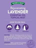 Nature's Truth Lavender Essential Oil Spray | 2.4 fl oz | Room Aroma Mist - Image 2