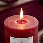 Aroma Naturals Holiday Orange, Clove and Cinnamon Essential Oil Scented Pillar - Image 10