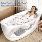 Bath Cushion, Full Body Bathtub Pillow - Image 3