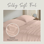 Karissa Mae Cooling Bamboo Viscose Standard Size Pillowcase Set | 100% - Image 6