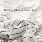 PURE ERA Jersey Knit Duvet Cover Set 100% T-Shirt Heather Cotton Super Soft - Image 3