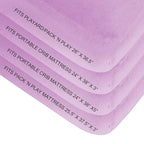 Biloban Pack and Play Sheets Fitted, 2 Pack Pack and Play Sheet Fits - Image 4