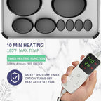 AICNLY 10 Pcs Basalt Hot Stones Massage Set - Image 2
