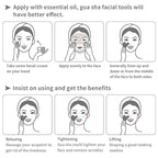 Gua Sha Facial Tools, Natural Quartz Guasha Tool - Image 5