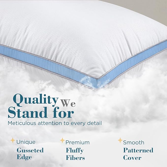 viewstar Bed Pillows King Sizes Set of 2, Hotel Quality Cooling Down - Image 5