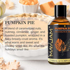Pumpkin Pie Fragrance Oil Essential Oil, MAYJAM 3.38FL.OZ Pumpkin Pie Oil - Image 3