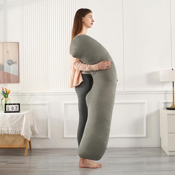 BATTOP Pregnancy Pillows with Cooling Cover, Cooling Maternity Pillow - Image 7