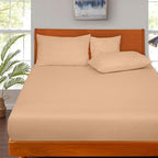 ROYALE LINENS 300 Thread Count 100% Long Staple Combed Cotton Fitted Sheet Queen - Image 5