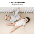 Konssy Muslin Crib Sheets for Girl Boy - Image 2