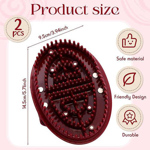 2 Pcs Meridian Massage Brush Magnetic Full Body Meridian Brush Beauty Salon - Image 2